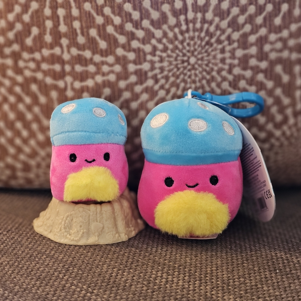 Randall the blacklight Mushroom Clip and micromallow